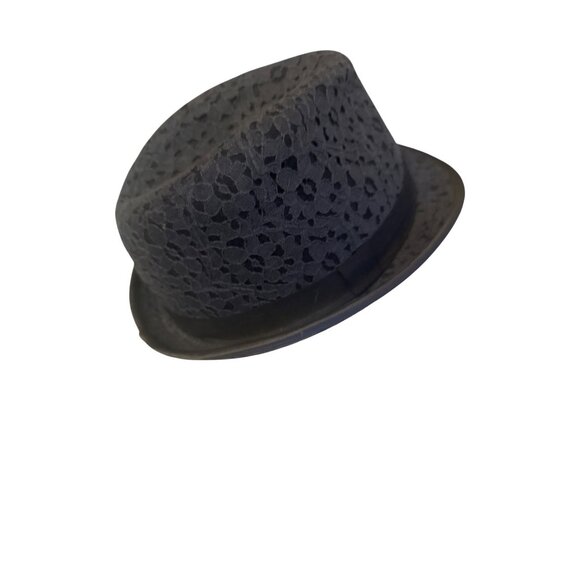 Cappelli Straworld Lace Overlay Fedora Hat One Size - Picture 3 of 5